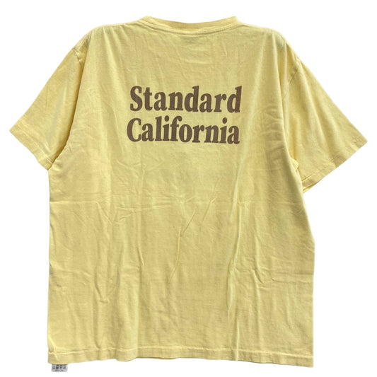 STANDARD CALIFORNIA スタンダードカリフォルニア TSOSH083 Disney Better Together T ディズニー SD ベター トゥゲザーティー プリント Tシャツ イエロー系 L【中古】