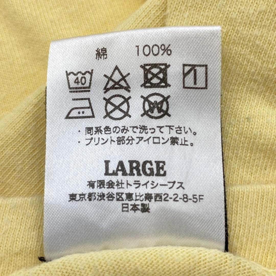 STANDARD CALIFORNIA スタンダードカリフォルニア TSOSH083 Disney Better Together T ディズニー SD ベター トゥゲザーティー プリント Tシャツ イエロー系 L【中古】