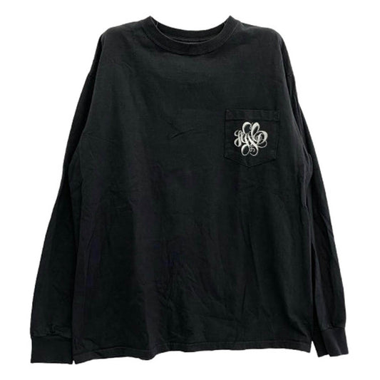 STANDARD CALIFORNIA スタンダードカリフォルニア Hava Nice Day Heavyweight Stadium Logo Long Sleeve T Shirt ブラック系 XL【中古】