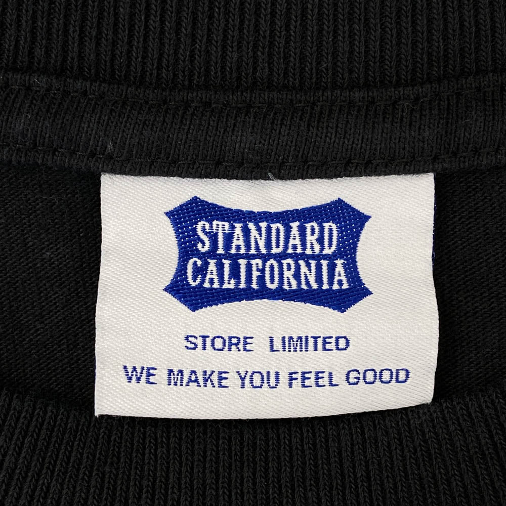 STANDARD CALIFORNIA スタンダードカリフォルニア Hava Nice Day Heavyweight Stadium Logo Long Sleeve T Shirt ブラック系 XL【中古】