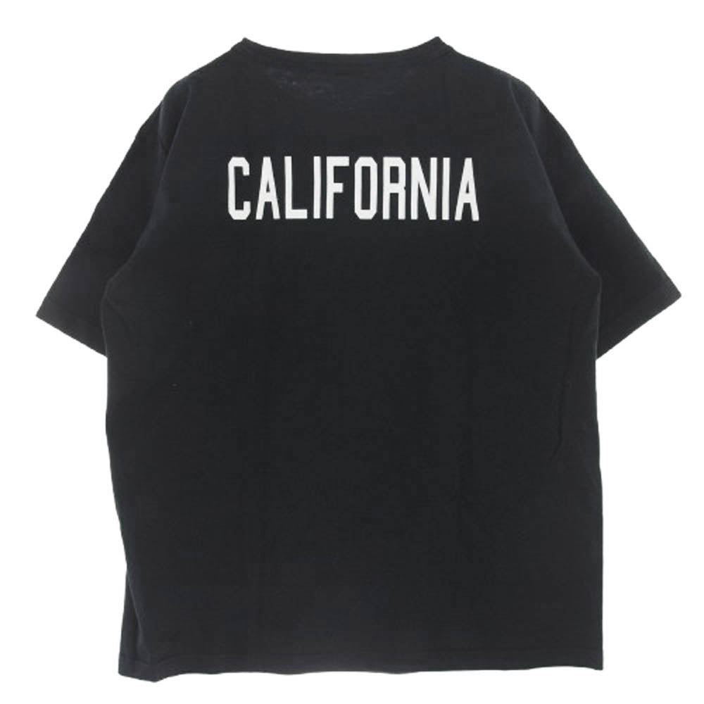 STANDARD CALIFORNIA スタンダードカリフォルニア × Champion チャンピオン ロゴ 半袖 Tシャツ ブラック系 L【中古】