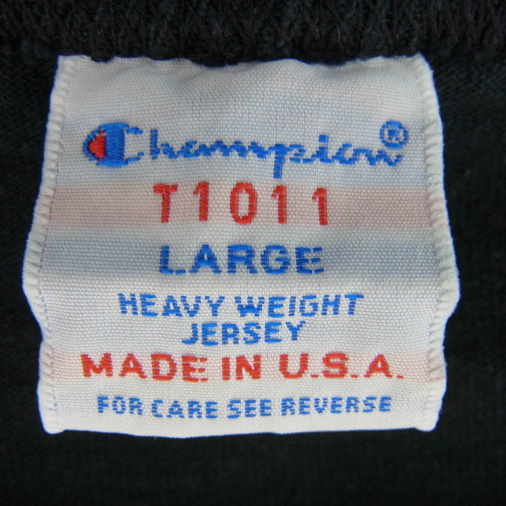 STANDARD CALIFORNIA スタンダードカリフォルニア × Champion チャンピオン ロゴ 半袖 Tシャツ ブラック系 L【中古】