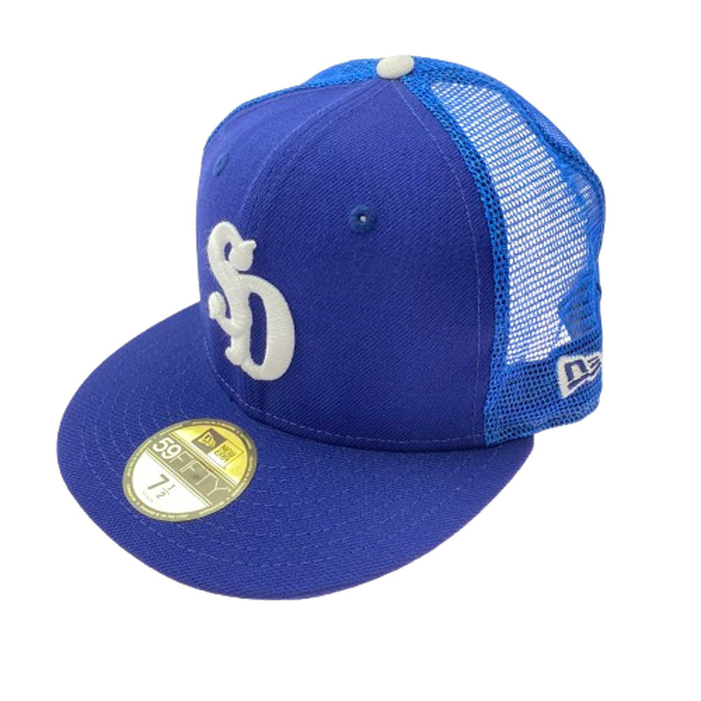 STANDARD CALIFORNIA スタンダードカリフォルニア × NEW ERA ニューエラ SD 59FIFTY Logo Mesh Cap ブルー系 59.6cm【中古】
