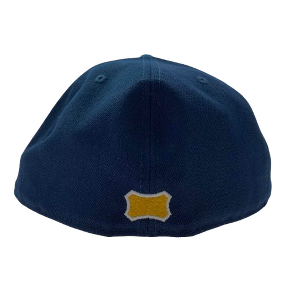 STANDARD CALIFORNIA スタンダードカリフォルニア × NEW ERA ニューエラ SD 59FIFTY LOGO CAP ロゴ キャップ ネイビー イエロー ネイビー系 59.6cm【新古品】【未使用】【中古】
