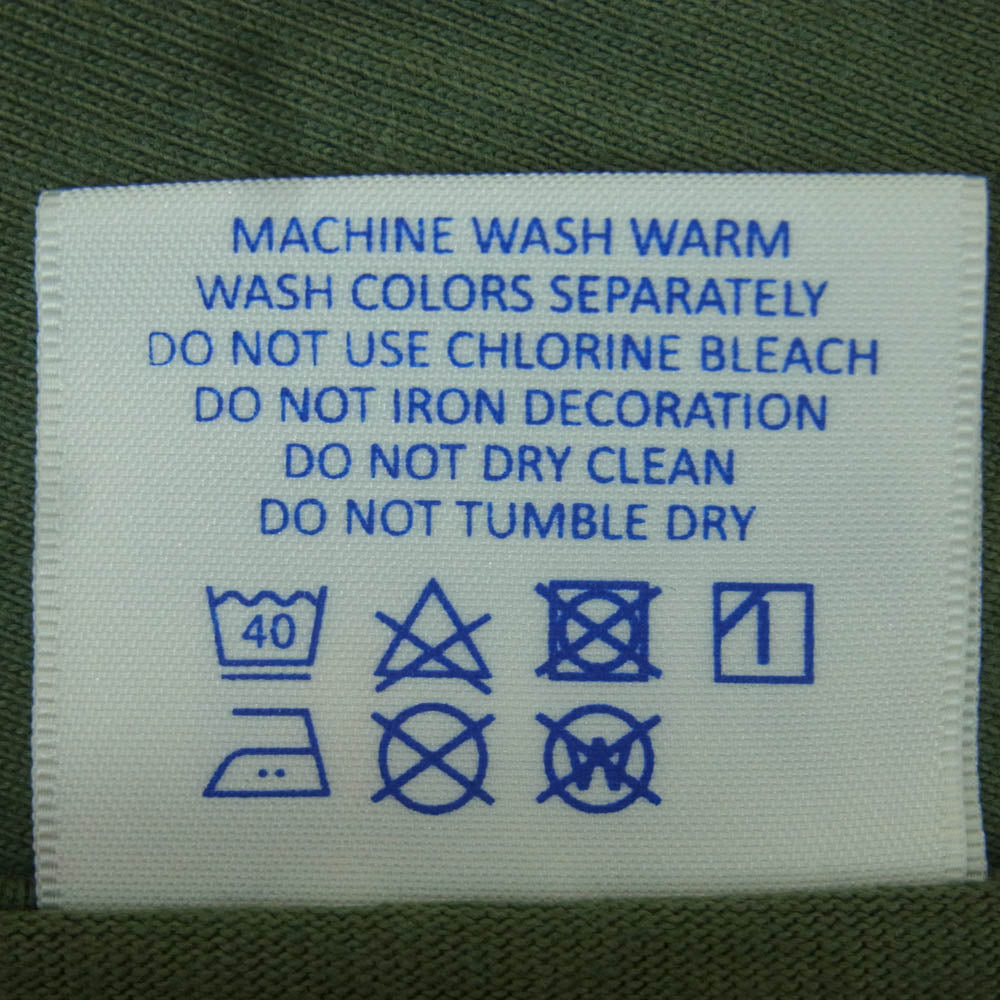 STANDARD CALIFORNIA スタンダードカリフォルニア SD HEAVYWEIGHT LS-T W/LOGO ヘビーウェイト ロゴ 長袖 Tシャツ グリーン系 L 42 - 44【中古】