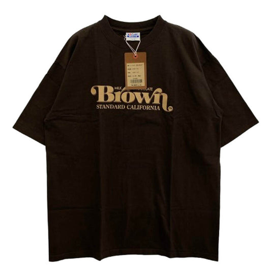 STANDARD CALIFORNIA スタンダードカリフォルニア SD 19th Anniv. Brown Chocolate T 19周年 アニバーサリー ブラウン チョコレート 半袖 Tシャツ ブラウン系 L【美品】【中古】