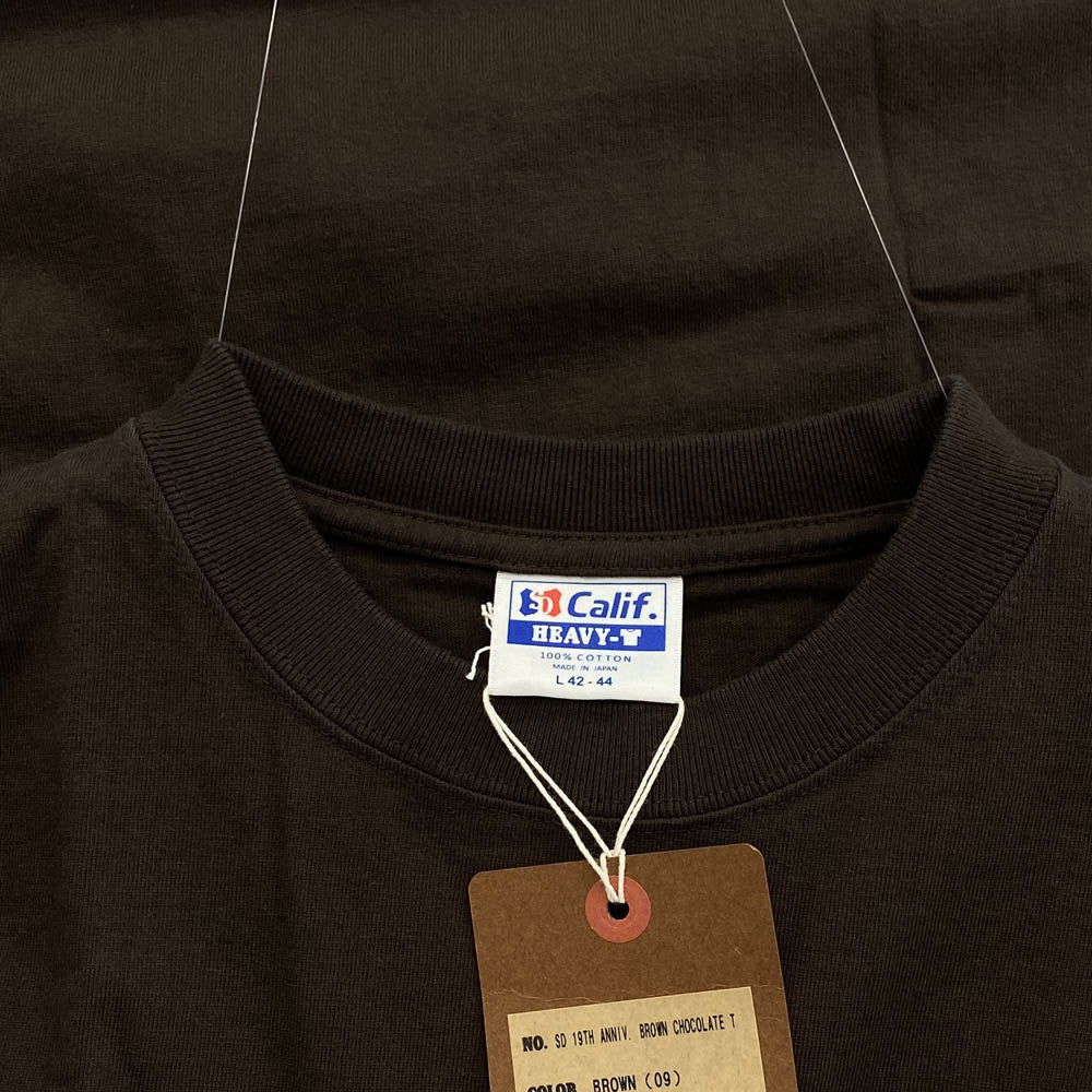 STANDARD CALIFORNIA スタンダードカリフォルニア SD 19th Anniv. Brown Chocolate T 19周年 アニバーサリー ブラウン チョコレート 半袖 Tシャツ ブラウン系 L【美品】【中古】