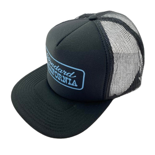 STANDARD CALIFORNIA スタンダードカリフォルニア グリーンルーム 限定 ロゴ メッシュ キャップ ブラック系【中古】