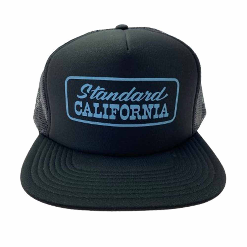 STANDARD CALIFORNIA スタンダードカリフォルニア グリーンルーム 限定 ロゴ メッシュ キャップ ブラック系【中古】