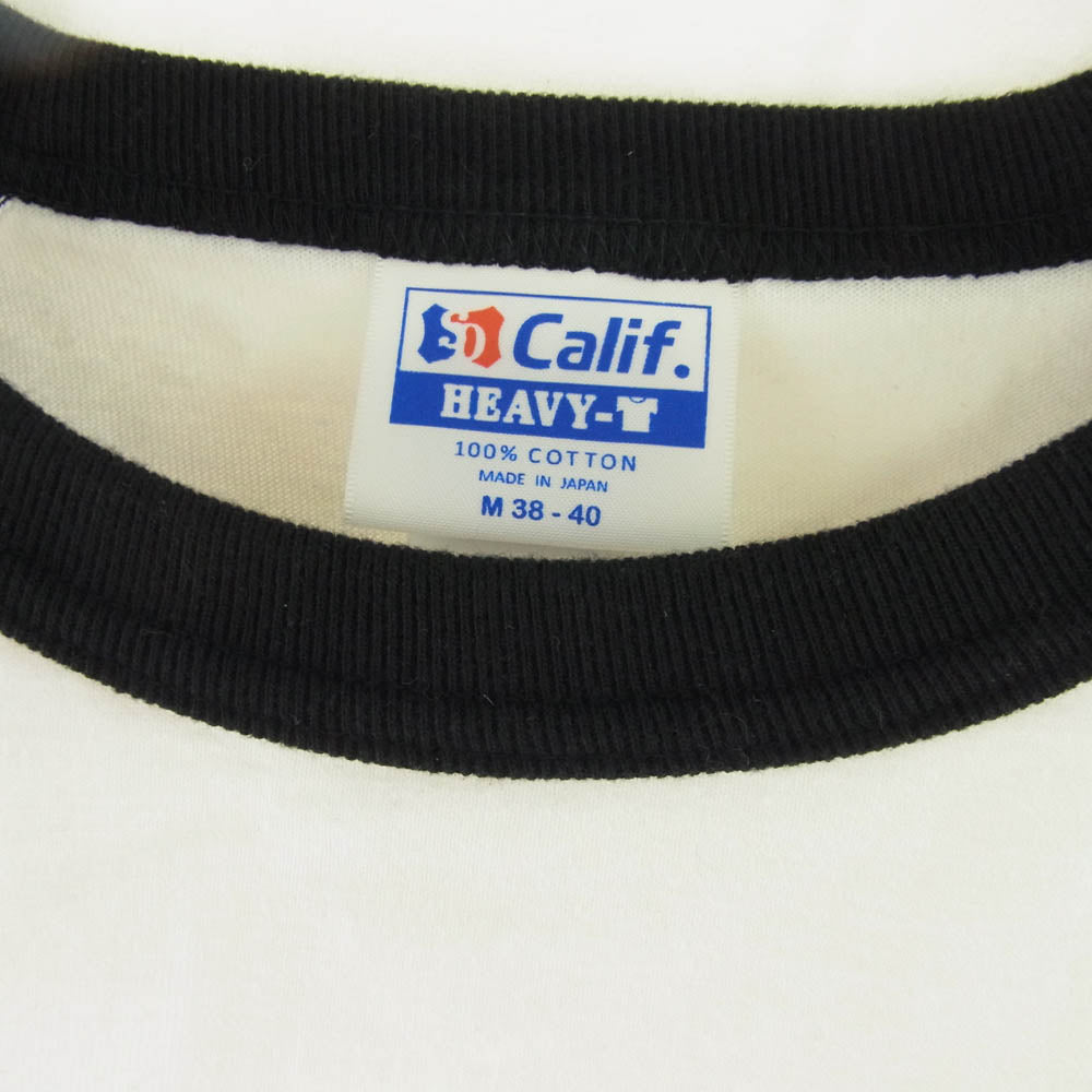 STANDARD CALIFORNIA スタンダードカリフォルニア SD HEAVYWEIGHT LOGO BBT SD LTD ヘビーウェイト ロゴ ベースボール ラグラン Tシャツ ホワイト系 ブラック系 M【中古】