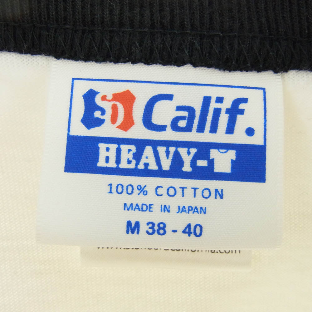 STANDARD CALIFORNIA スタンダードカリフォルニア SD HEAVYWEIGHT LOGO BBT SD LTD ヘビーウェイト ロゴ ベースボール ラグラン Tシャツ ホワイト系 ブラック系 M【中古】