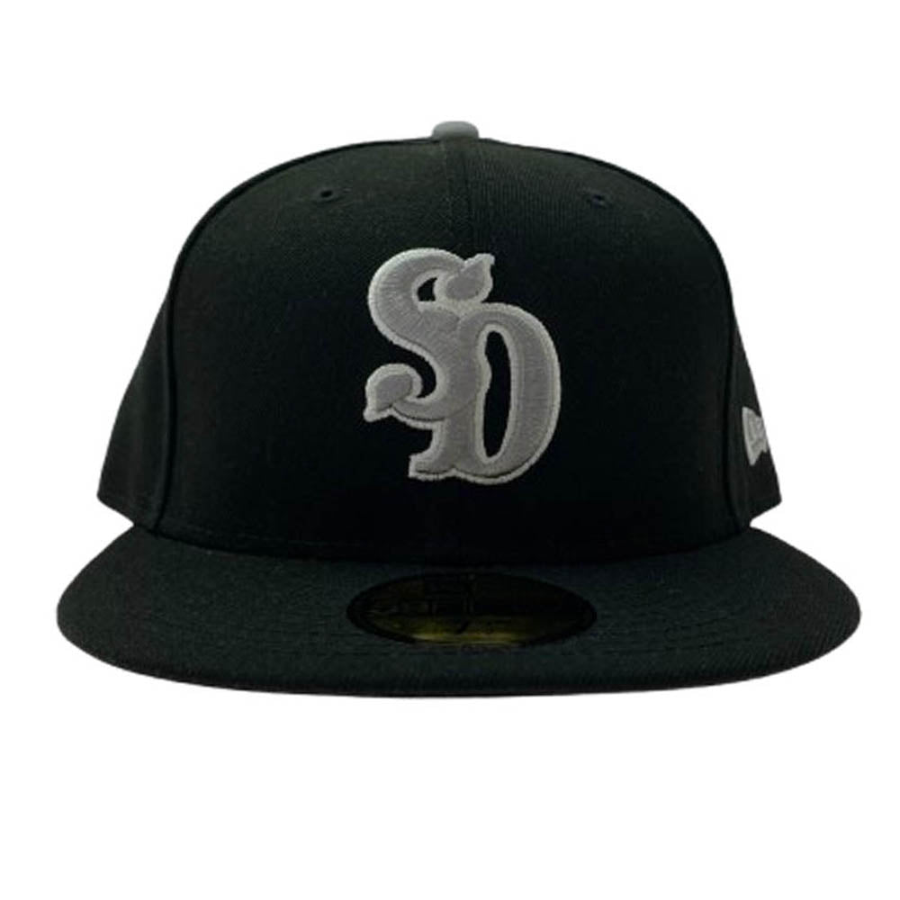 STANDARD CALIFORNIA スタンダードカリフォルニア × NEW ERA ニューエラ SD 59FIFTY LOGO CAP ロゴ キャップ ブラック ブラック系 59.6cm【新古品】【未使用】【中古】
