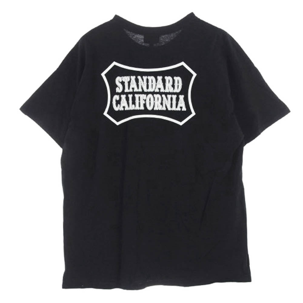 STANDARD CALIFORNIA スタンダードカリフォルニア × VANS バンズ SD Logo T ロゴ 半袖 Tシャツ ブラック ブラック系 XL【中古】