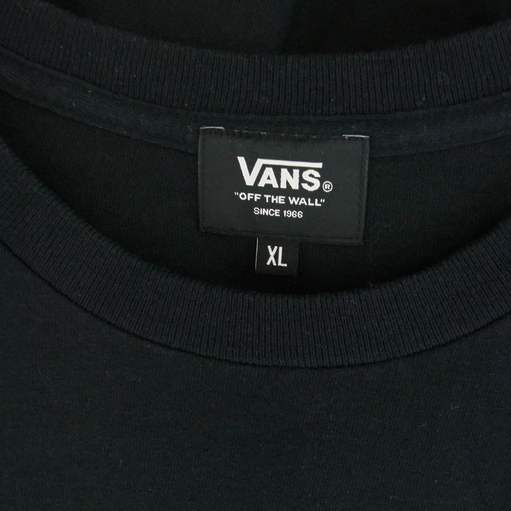 STANDARD CALIFORNIA スタンダードカリフォルニア × VANS バンズ SD Logo T ロゴ 半袖 Tシャツ ブラック ブラック系 XL【中古】
