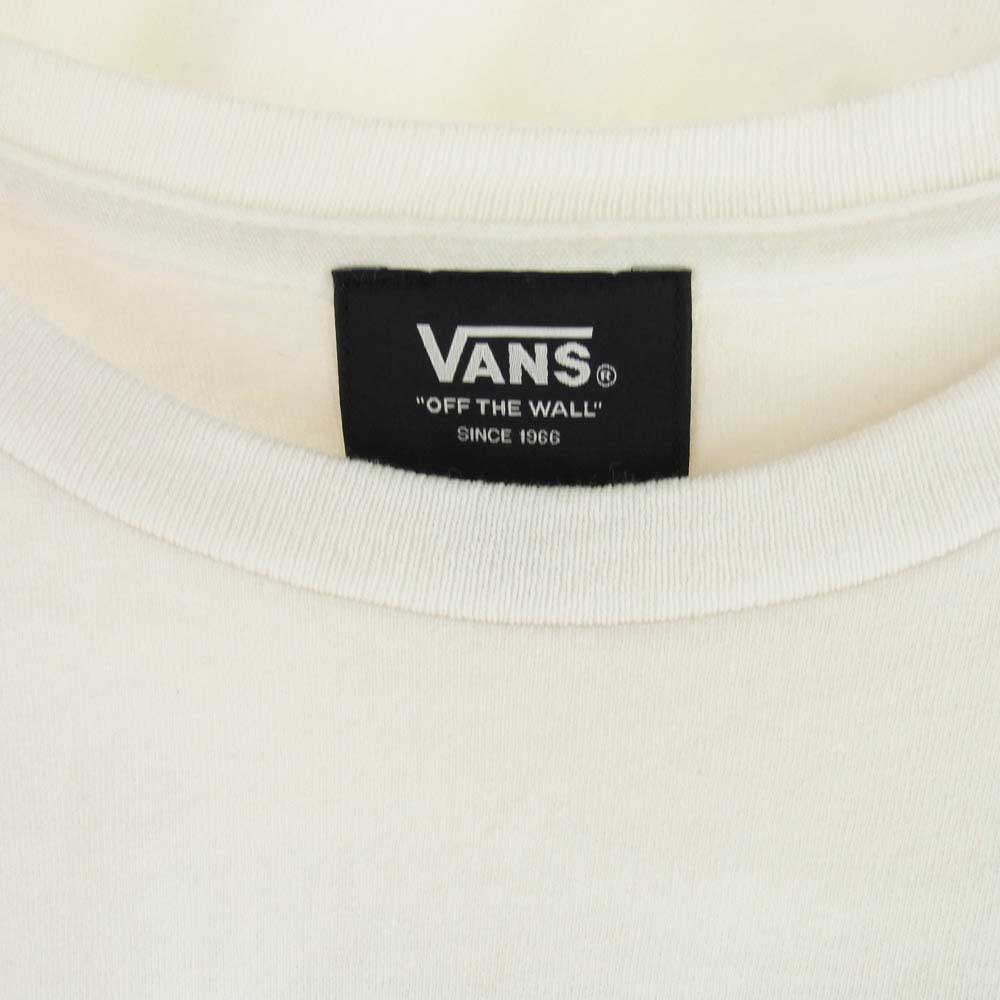 STANDARD CALIFORNIA スタンダードカリフォルニア × VANS バンズ Logo T ロゴ 半袖 Tシャツ ホワイト ホワイト系 XL【中古】