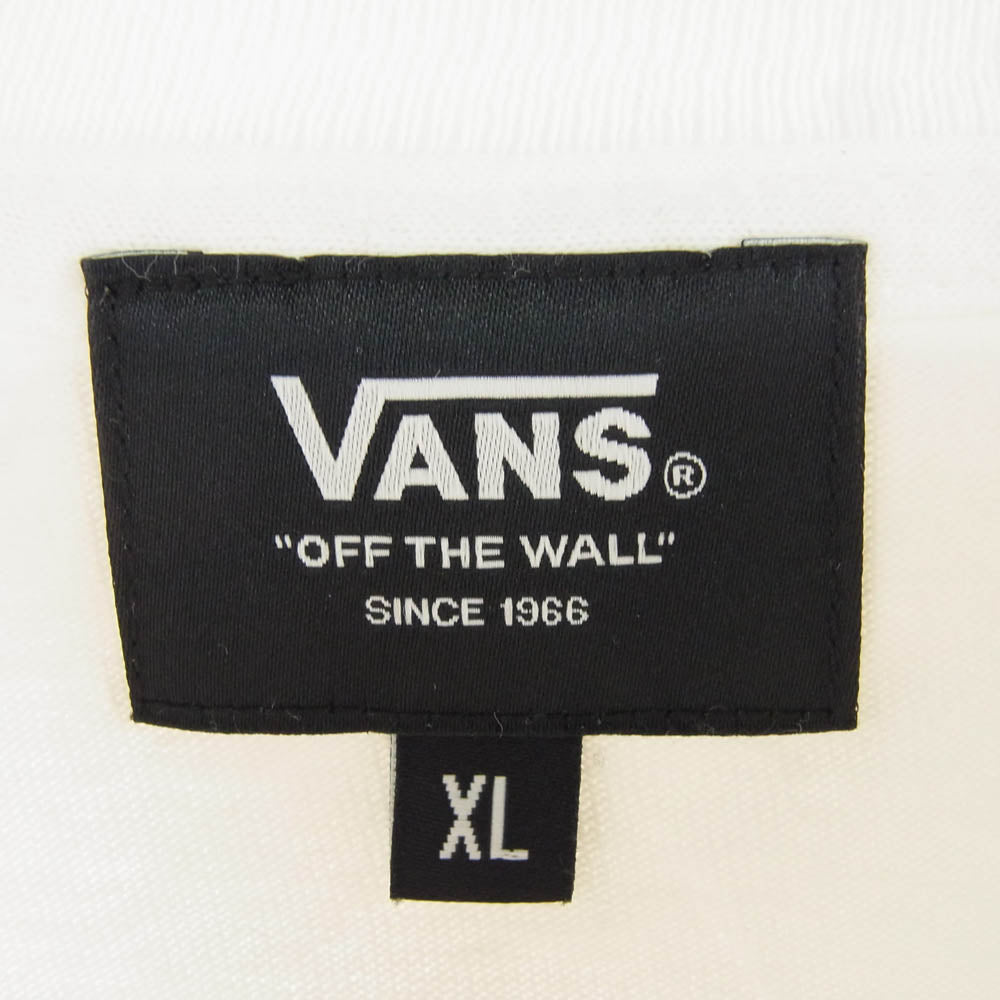 STANDARD CALIFORNIA スタンダードカリフォルニア × VANS バンズ Logo T ロゴ 半袖 Tシャツ ホワイト ホワイト系 XL【中古】