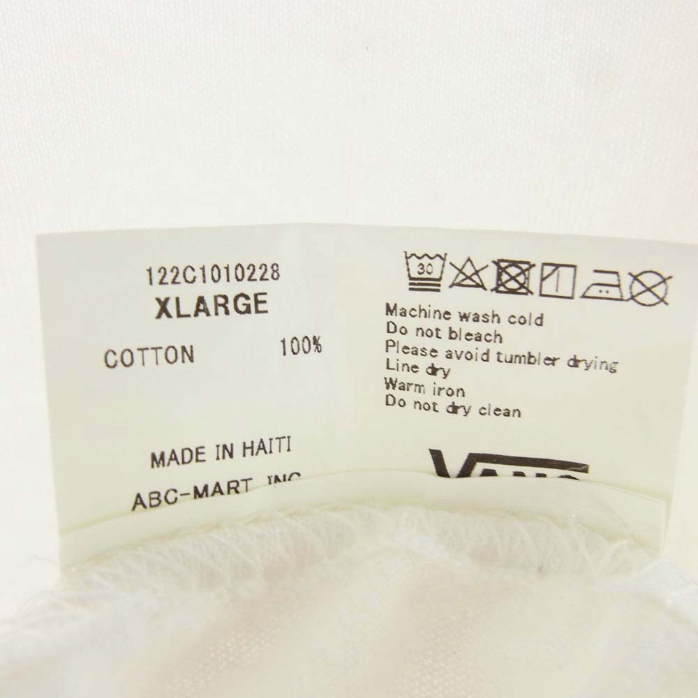 STANDARD CALIFORNIA スタンダードカリフォルニア × VANS バンズ Logo T ロゴ 半袖 Tシャツ ホワイト ホワイト系 XL【中古】