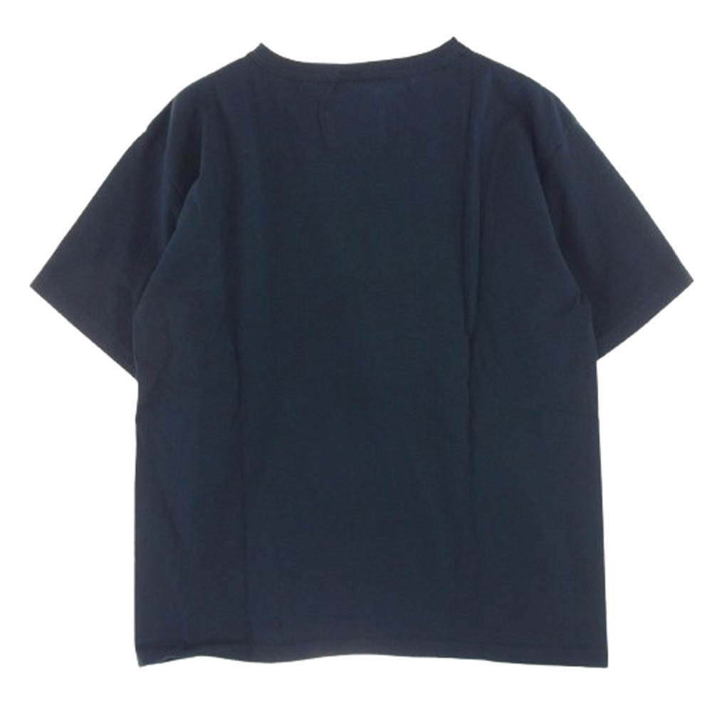 Ron Herman ロンハーマン C5-V310 CHAMPION チャンピオン RHC別注 USA製 T1011 CALIFORNIA ロゴ 半袖 Tシャツ ダークネイビー系 L【新古品】【未使用】【中古】