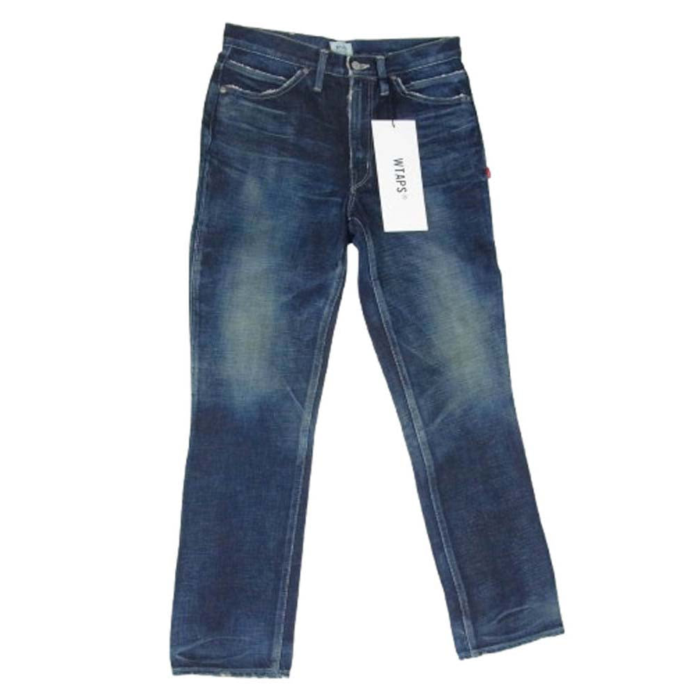 WTAPS ダブルタップス 14SS 141GWDT-PTM04 BLUES SKINNY TRASH TROUSERS COTTON DENIM スキニー デニムパンツ インディゴブルー系 S【中古】