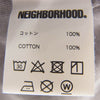NEIGHBORHOOD ネイバーフッド 22SS 221PCNH-ST07 C-TEE バックロゴプリント Tシャツ 半袖カットソー グレー系 S【中古】