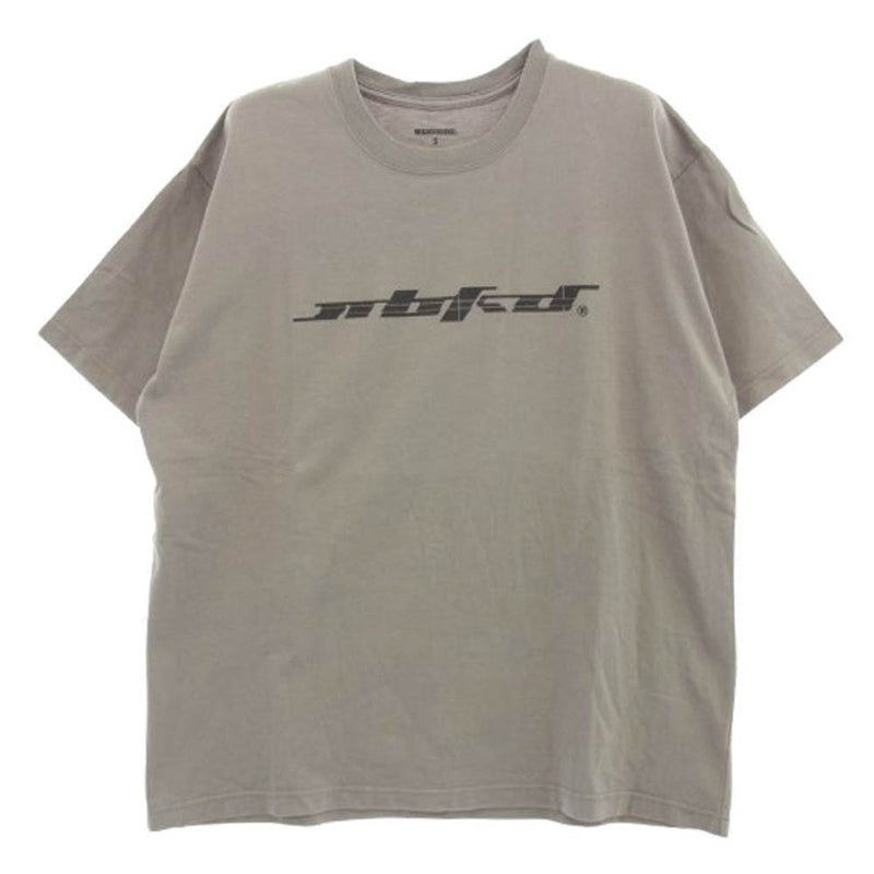 NEIGHBORHOOD ネイバーフッド 22SS 221PCNH-ST17 C-TEE バックグラフィックプリント Tシャツ 半袖カットソー グレー系 S【中古】