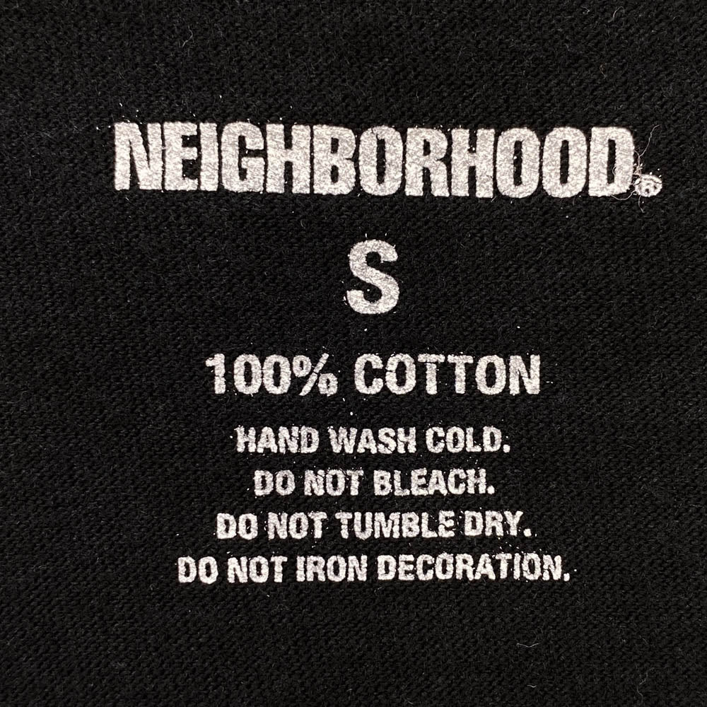 NEIGHBORHOOD ネイバーフッド 24SS 241PCNH-ST17 NH TEE ロゴプリントTシャツ 半袖カットソー ブラック系 S【中古】