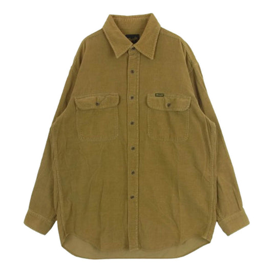 Wrangler ラングラー M5559 コーデュロイ 長袖 シャツ コットン 中国製 ブラウン系 M【中古】