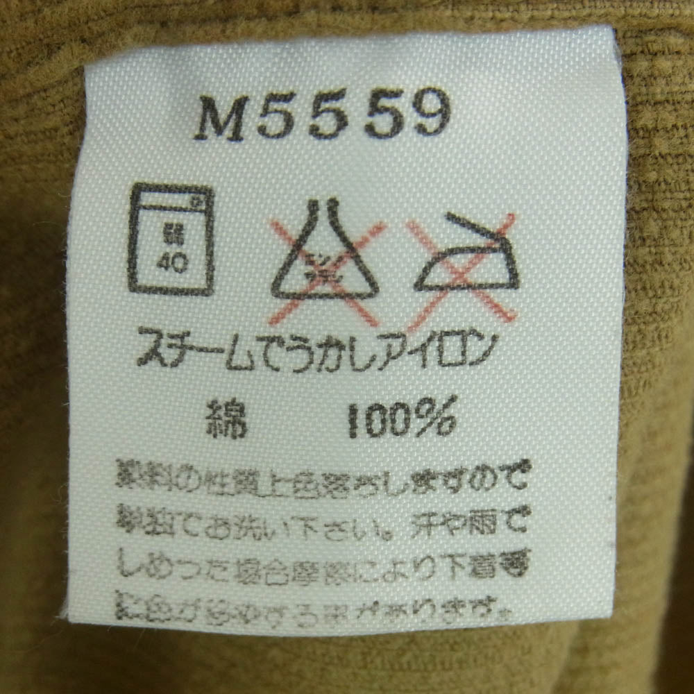 Wrangler ラングラー M5559 コーデュロイ 長袖 シャツ コットン 中国製 ブラウン系 M【中古】
