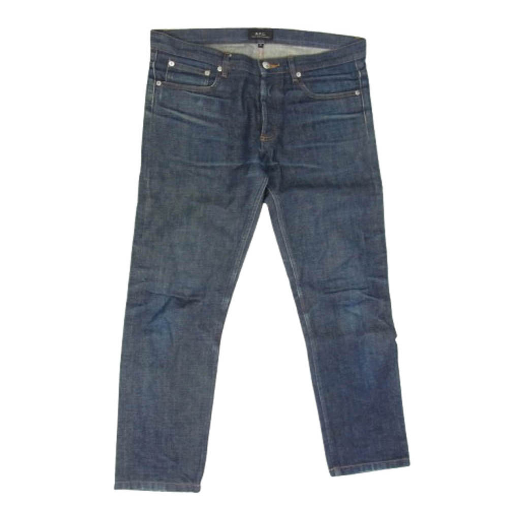 A.P.C. アーペーセー ボタンフライ デニム パンツ ジーンズ インディゴブルー系 31【中古】