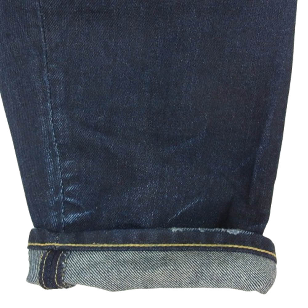 G-STAR ジースター ダメージ加工 スキニー デニム パンツ インディゴブルー系 29【中古】