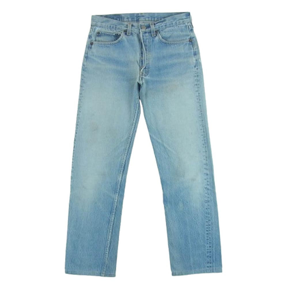 Levi's リーバイス 501 スモールe 裏ボタン520 エルパソ工場 USA製 パッチ欠品 デニム パンツ インディゴブルー系 W32 L40【中古】