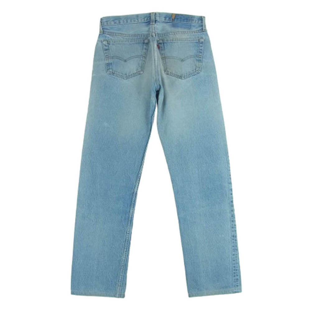 Levi's リーバイス 501 スモールe 裏ボタン520 エルパソ工場 USA製 パッチ欠品 デニム パンツ インディゴブルー系 W32 L40【中古】