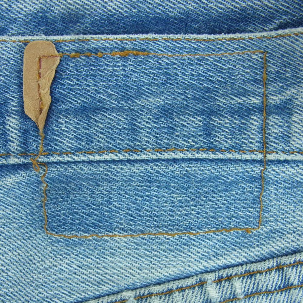 Levi's リーバイス 501 スモールe 裏ボタン520 エルパソ工場 USA製 パッチ欠品 デニム パンツ インディゴブルー系 W32 L40【中古】
