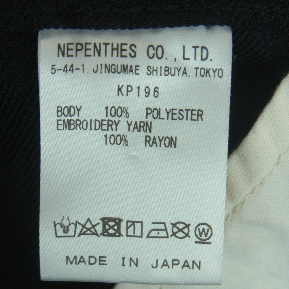 Needles ニードルス KP196 Boot-Cut Jean ブーツ カット トラック パンツ ポリエステル 日本製 ブラック系 S【中古】