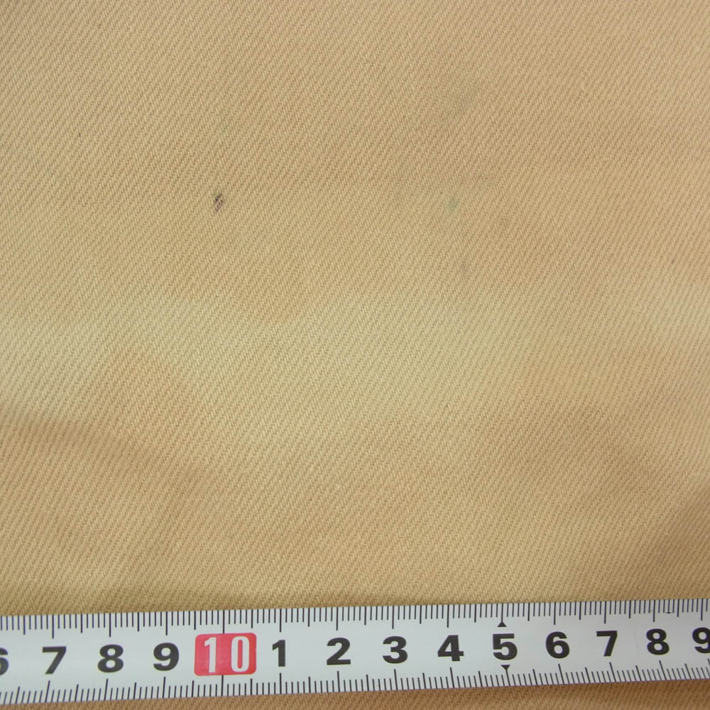 Yohji Yamamoto POUR HOMME ヨウジヤマモトプールオム HE-P63-010 女優期 ボタンフライ コットンデニム パンツ ベージュ系 32【中古】