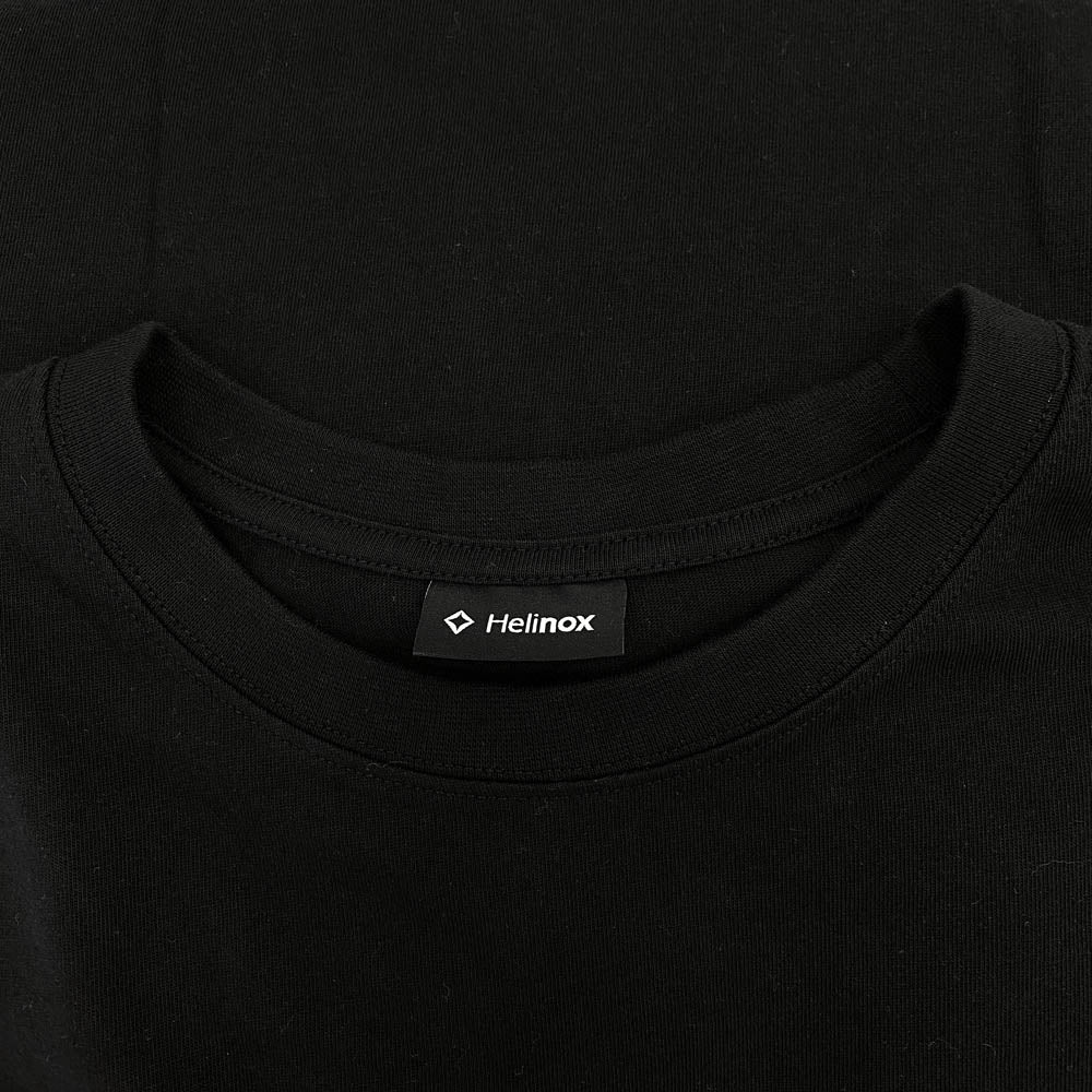 FRAGMENT DESIGN フラグメントデザイン × Helinox ヘリノックス ロゴプリント 半袖 Tシャツ ブラック系 L【中古】