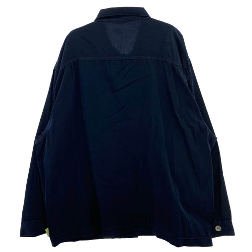 エスエスズィー 21SS 11-18-5955-791 BEAMS ビームス G-SHIRT 長袖 シャツ ジャケット ネイビー系 M【中古】