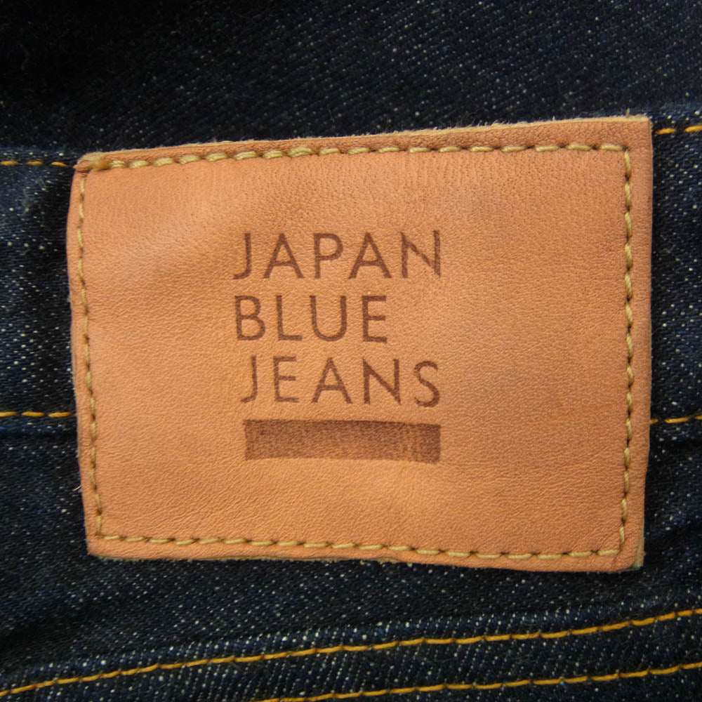 JAPAN BLUE JEANS ジャパンブルージーンズ JBJE15013A J501 ルーズモデル 14.8oz ハードデニム セルヴィッチ デニム パンツ インディゴブルー系 33【中古】
