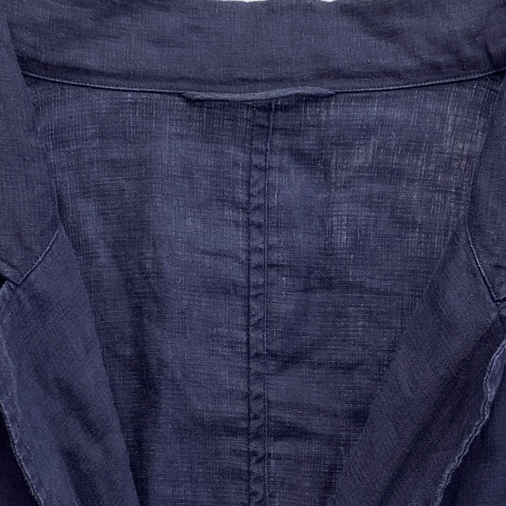 COMOLI コモリ 21SS T01-01019 リネン Wクロス ジャケット ネイビー系 3【中古】