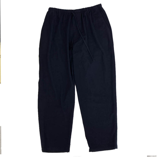 COMOLI コモリ 22AW W03-03006 リファインウール ドローストリング イージー パンツ ダークネイビー系 3【中古】