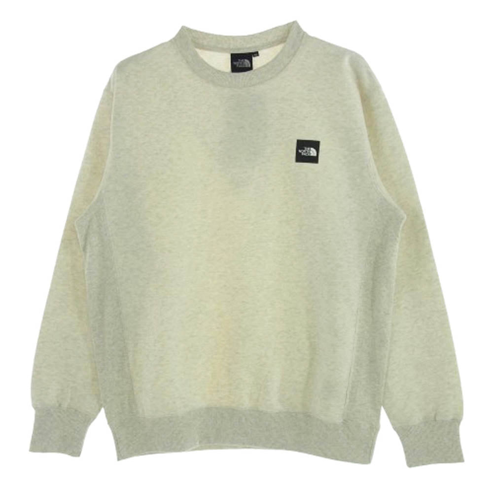 THE NORTH FACE ノースフェイス NT12334 Heather Logo Crew ヘザー ロゴ クルー スウェット グレー系 M【新古品】【未使用】【中古】