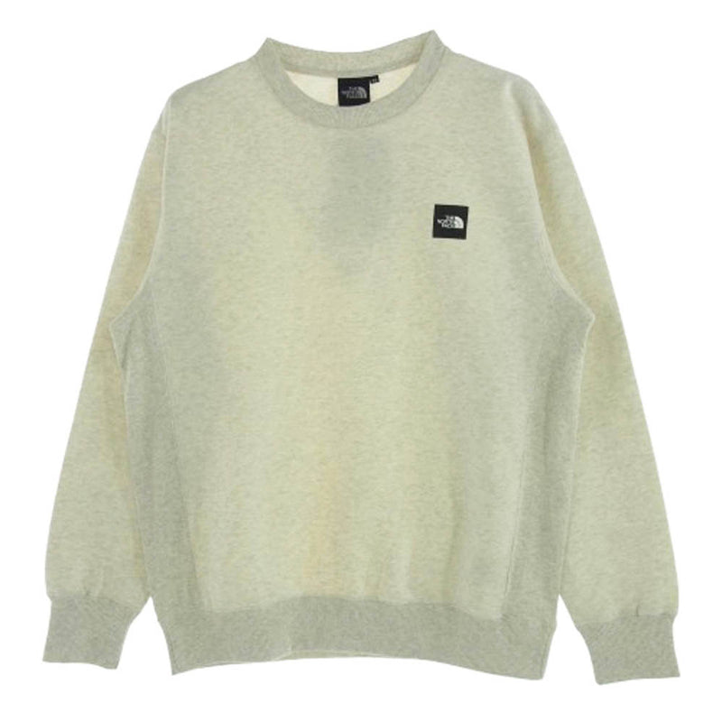 THE NORTH FACE ノースフェイス NT12334 Heather Logo Crew ヘザー ロゴ クルー スウェット グレー系 M【新古品】【未使用】【中古】