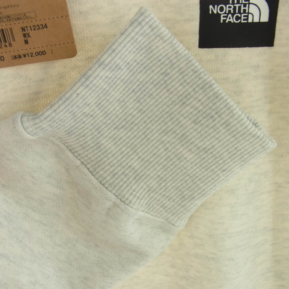 THE NORTH FACE ノースフェイス NT12334 Heather Logo Crew ヘザー ロゴ クルー スウェット グレー系 M【新古品】【未使用】【中古】