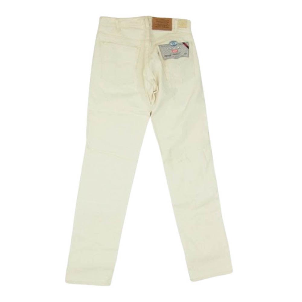 Levi's リーバイス 40505-0552 80s USA製 TALON42 505 ボタン裏刻印515 カラーデニム パンツ 生成 W32L34 オフホワイト系 33【中古】