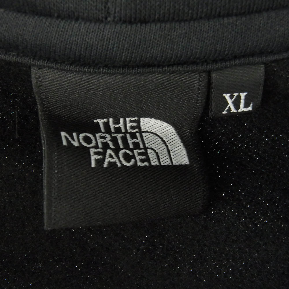 THE NORTH FACE ノースフェイス NT62349 SQUARE LOGO FULL ZIP スクエアロゴ フルジップ フーディー パーカー ブラック ブラック系 XL【新古品】【未使用】【中古】
