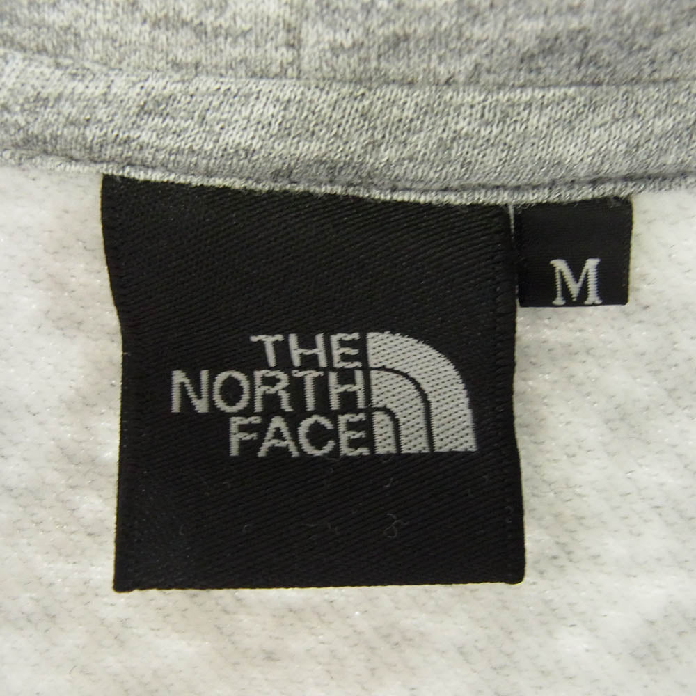 THE NORTH FACE ノースフェイス NT62349 SQUARE LOGO FULL ZIP スクエアロゴ フルジップ フーディー パーカー グレー系 M【新古品】【未使用】【中古】