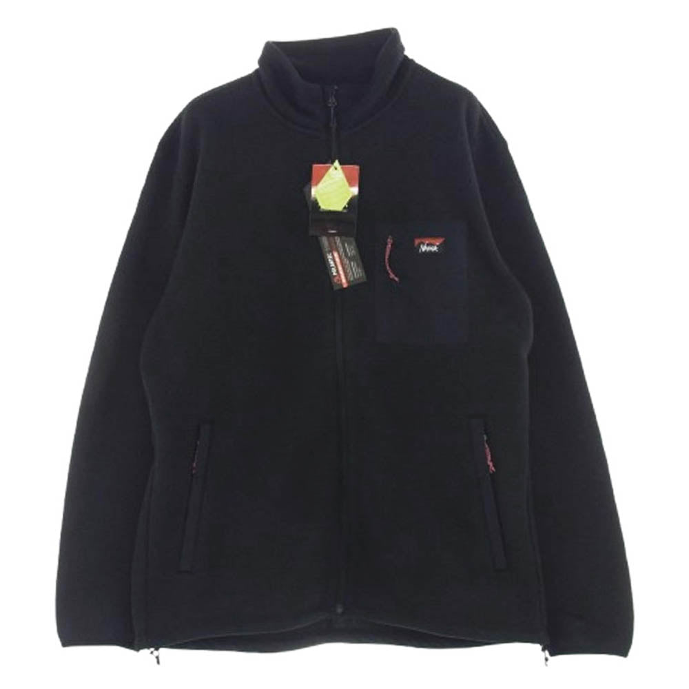 NANGA ナンガ NW2241-1D509 POLARTEC FLEECE ZIP BLOUSON ポーラーテック フリース ジャケット ブラック系 XL【新古品】【未使用】【中古】