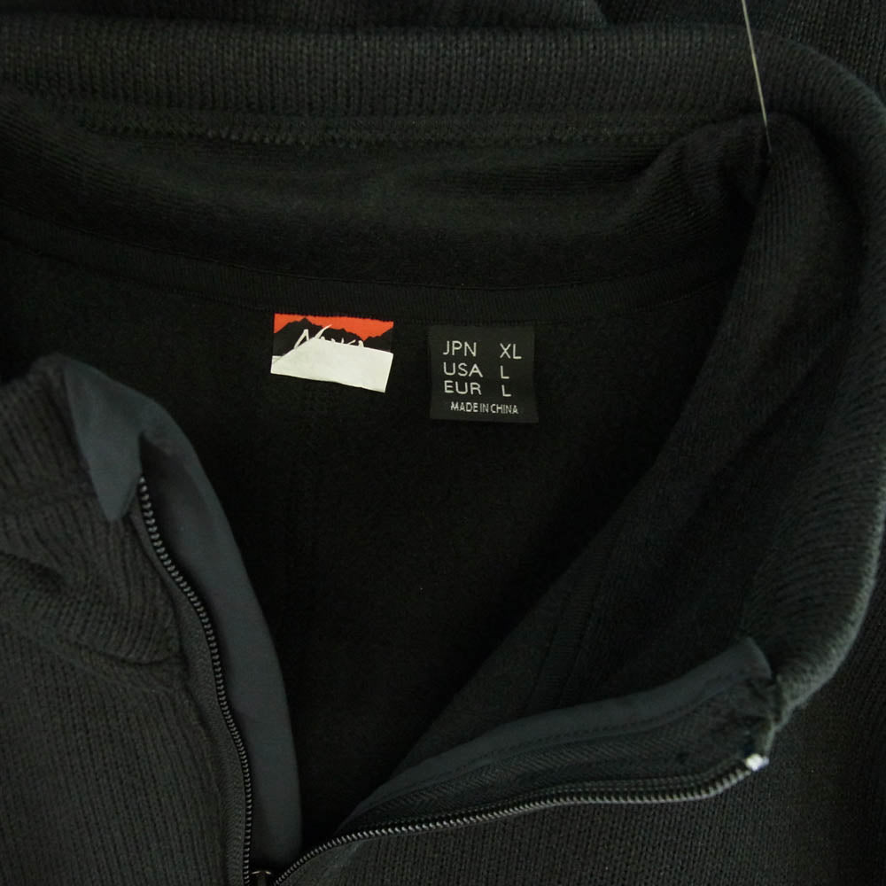 NANGA ナンガ NW2241-1D509 POLARTEC FLEECE ZIP BLOUSON ポーラーテック フリース ジャケット ブラック系 XL【新古品】【未使用】【中古】