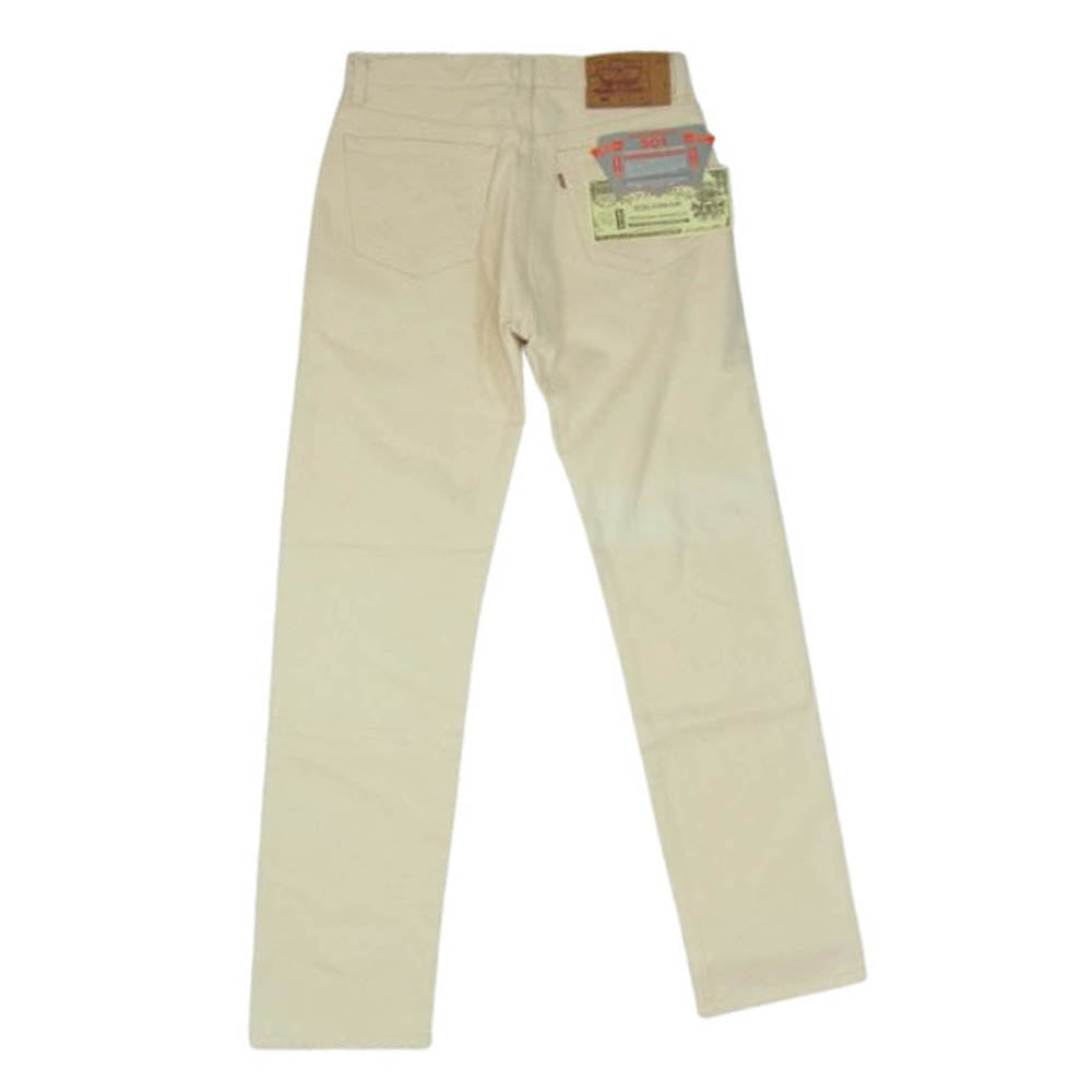 Levi's リーバイス 501-0651 90s 93年 USA製 サンアンジェロ工場 501 カラーデニム パンツ 生成 オフホワイト系 33【極上美品】【中古】