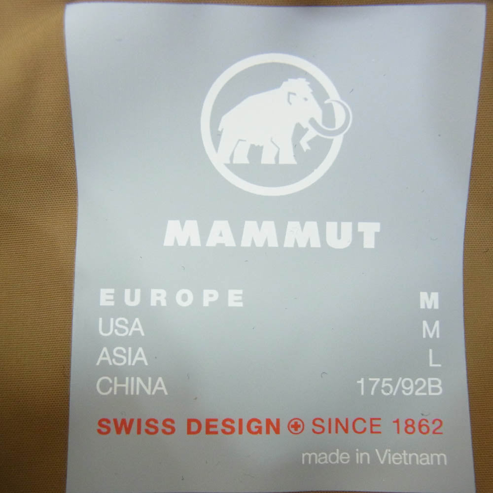 Mammut マムート 1012-00760 Utility Coach Jacket AF ユーティリティ コーチジャケット アジアンフィット ブラウン系 L【新古品】【未使用】【中古】